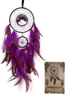 Handmade Dreamcatcher with Healing Crystals
